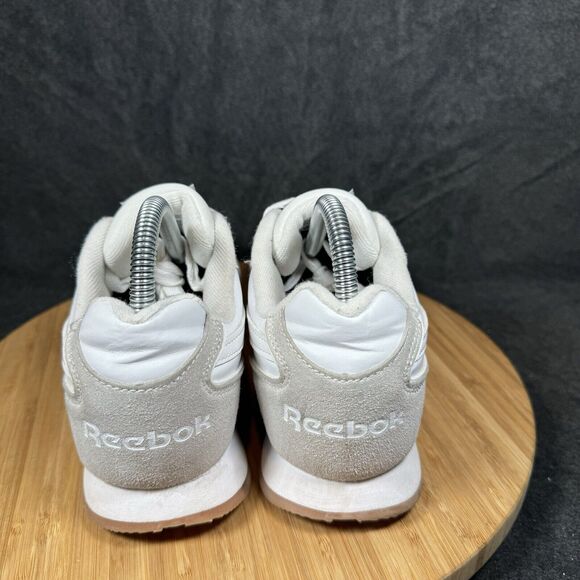 S Reebok Womens Classic Harman Run R30115W White Casual Shoes Sneakers Size 8.5 - Picture 4 of 8